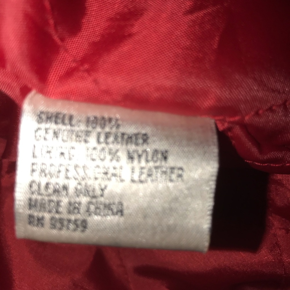 🔥Red leather coat🔥 - Picture 7 of 8